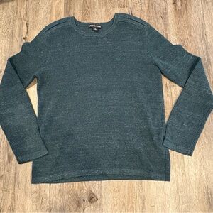 Woman’s Michael Kors Green waffle Sweater M cotton/wool